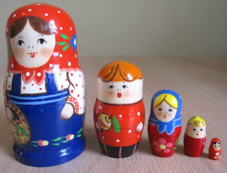 Russian Doll Family to Market
