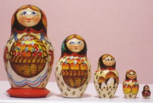 Russian Doll Fruit Basket