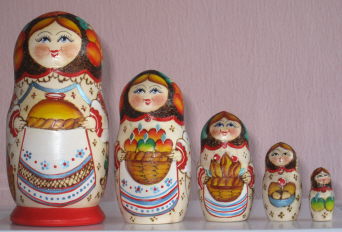 Russian Doll Tea Time