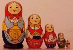 Russian Doll Family Cook Small