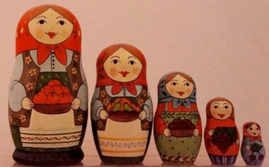 Russian Doll Fruits Fiesta