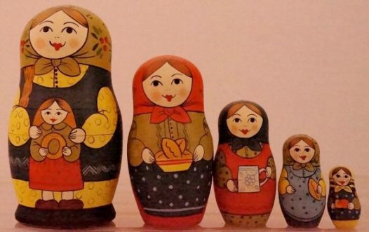 Russian Doll Mum n Daughter