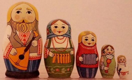 Russian Doll Family of Musicians