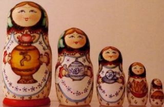 Russian Doll Tea Time