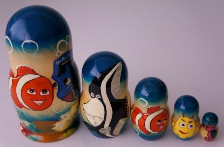 Russian Doll Disney Looney Tunes Cartoon Nemo