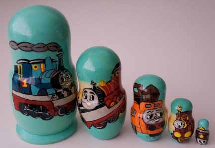 Russian Doll Disney Looney Tunes Cartoon Thomas the Train
